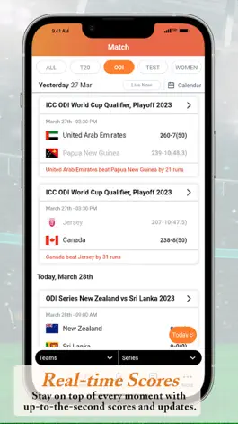 Game screenshot AllCric Cricket Live Score App hack