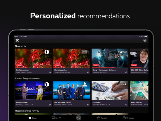 Proximus Pickx iPad screenshot 6 - Entertainment app