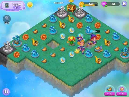 Screenshot #6 pour Merge Witches-Fun Puzzle Game