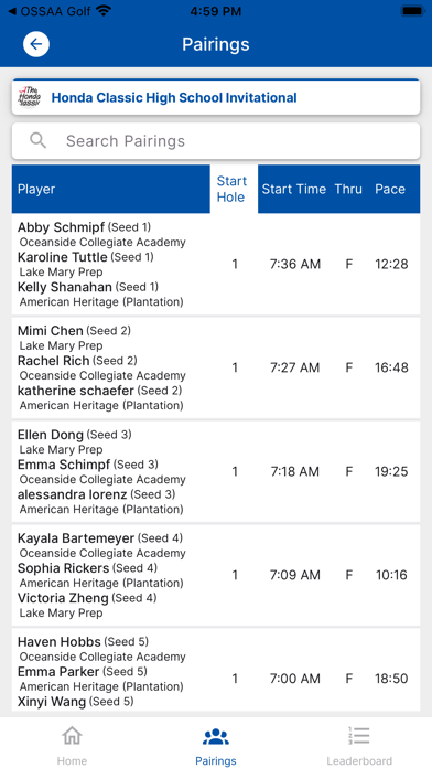 SCHS Golf Screenshot