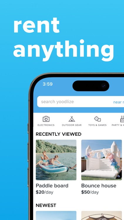 Yoodlize: Rent Anything