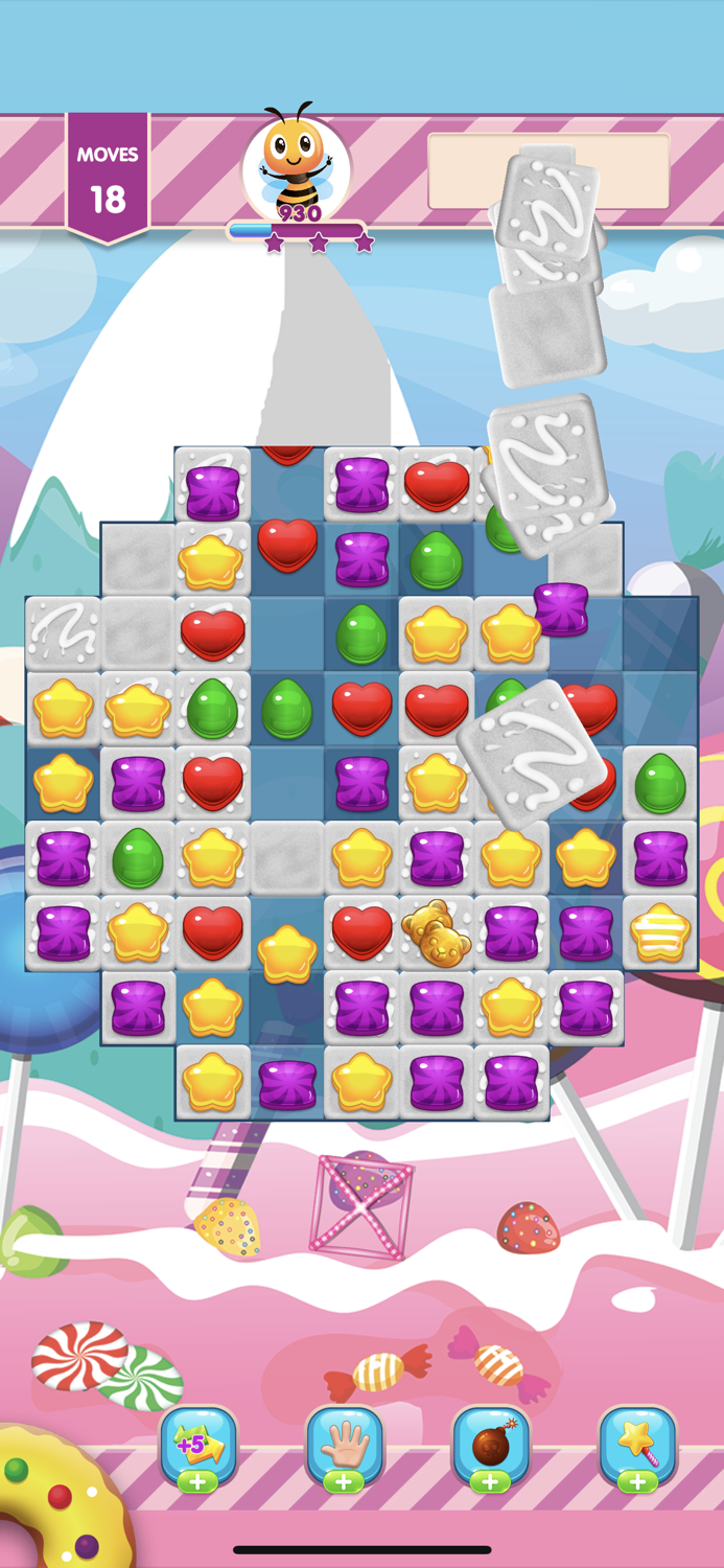 Bee Rush Match 3 Candy Puzzle