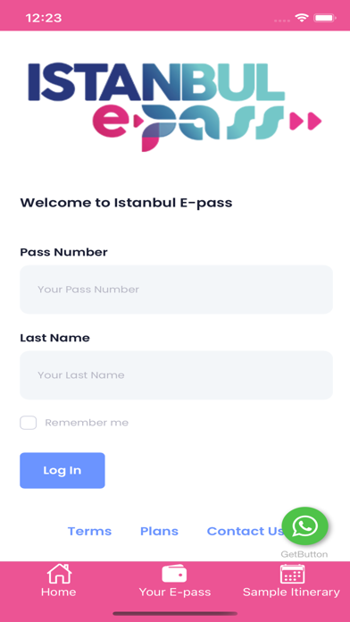 Istanbul E-pass Screenshot