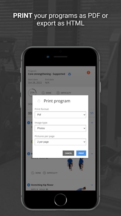 OMPT Therapy Screenshot