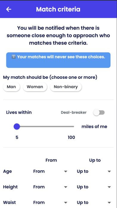 Just Meet - Offline Dating Screenshot