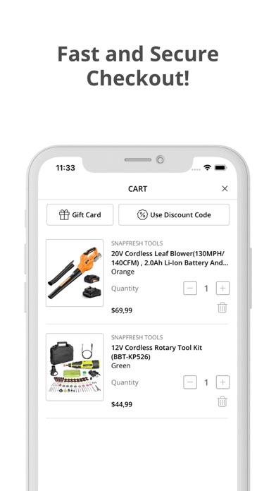 SnapFresh Tools Screenshot