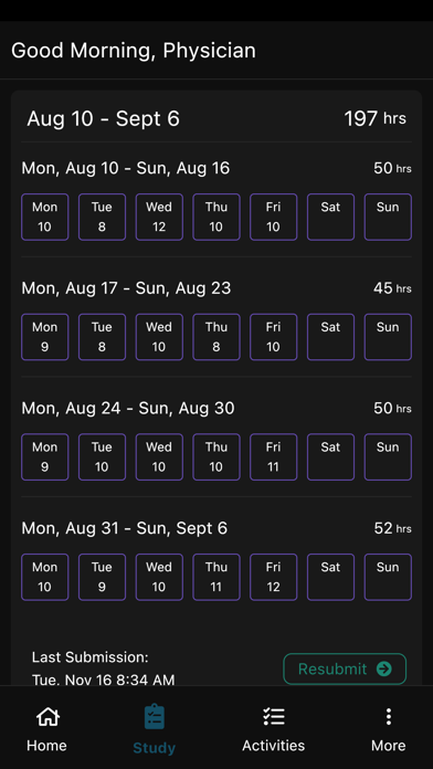 MyTimeStudy Screenshot
