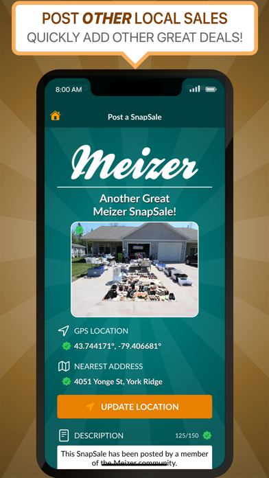 Meizer Garage Sales Screenshot