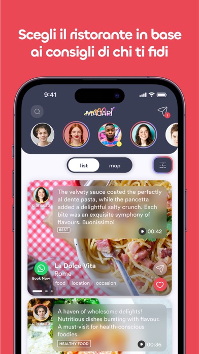 Magari: ristoranti consigliati Screenshot