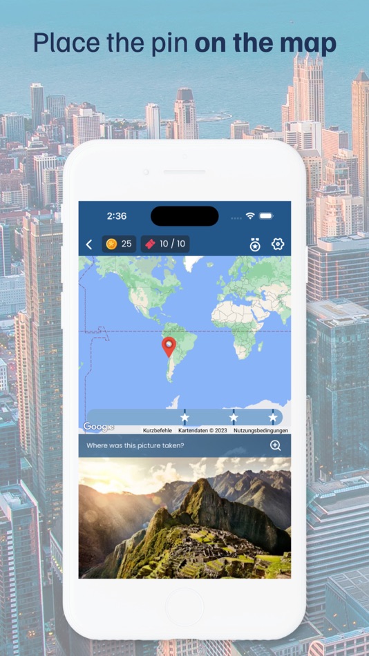 #2. Geography Quiz with Pictures (iOS) Podle: Paul Stelzer