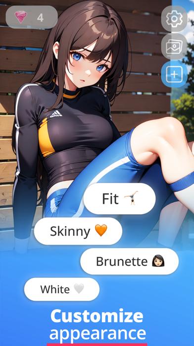 Sexy AI Girlfriend Chat Games Screenshot