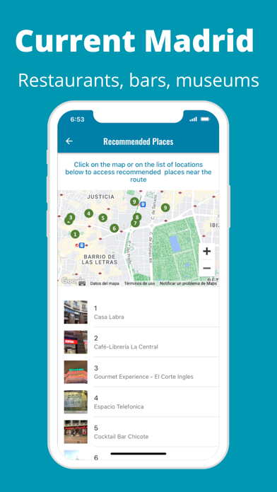 Walking Tour Madrid Actual Screenshot