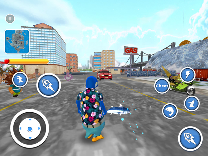 GT Penguin Theft Auto Gangstar