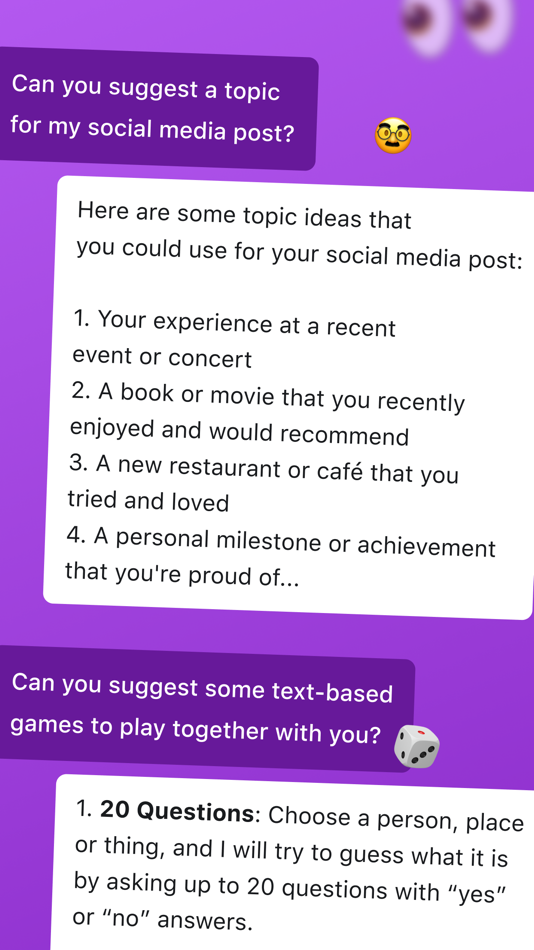 #4. AskJoe: AI ChatBot (iOS) Tekijänä: Andrii Zagoruiko