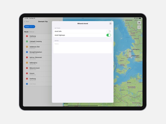 Screenshot #6 pour Roadjourney - Roadtrip Planner