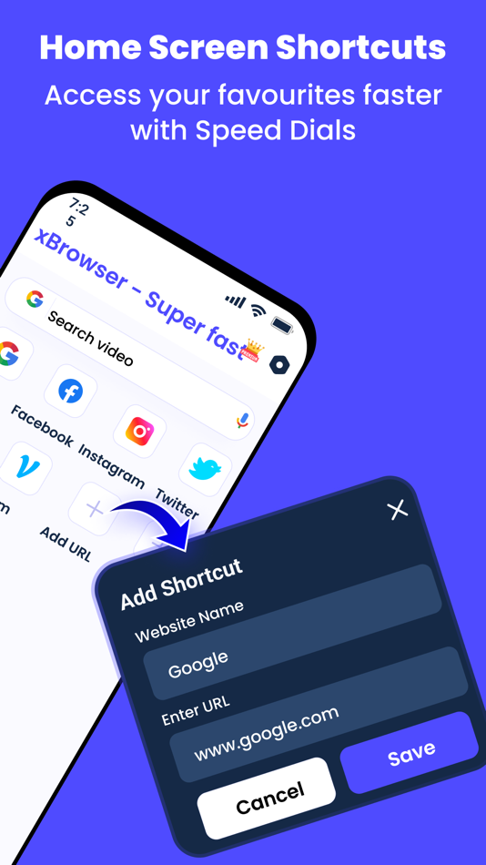 #3. Xbrowser - Mini & Super fast (iOS) By: Krishna Chitaliya