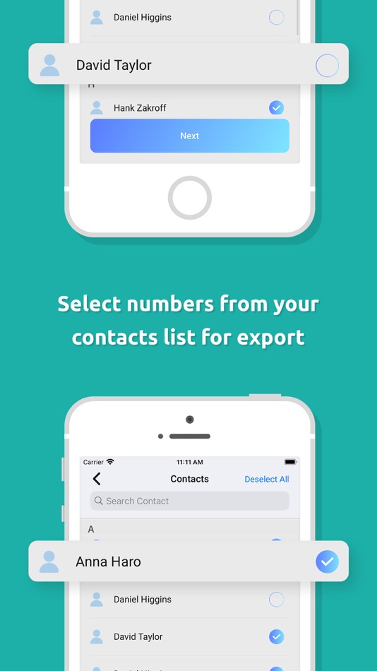 #2. Contact to Excel, Vcf, Pdf (iOS) 由: Patel Darshan