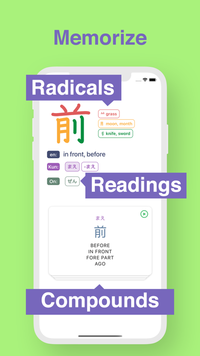 Japanese Learning: Kanji, Kana Screenshot