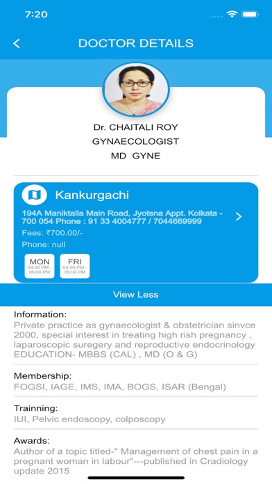 RB Patient App Screenshot