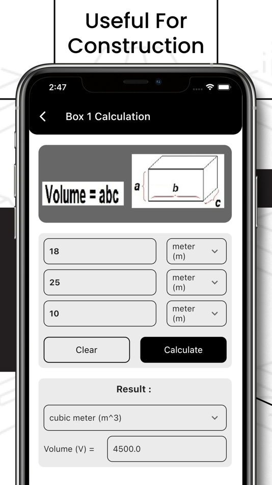 #4. Box Volume Calculator (iOS) 由: Kantaben Gorasiya