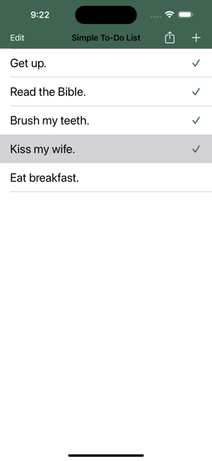 ‎Simple To-Do List! Screenshot