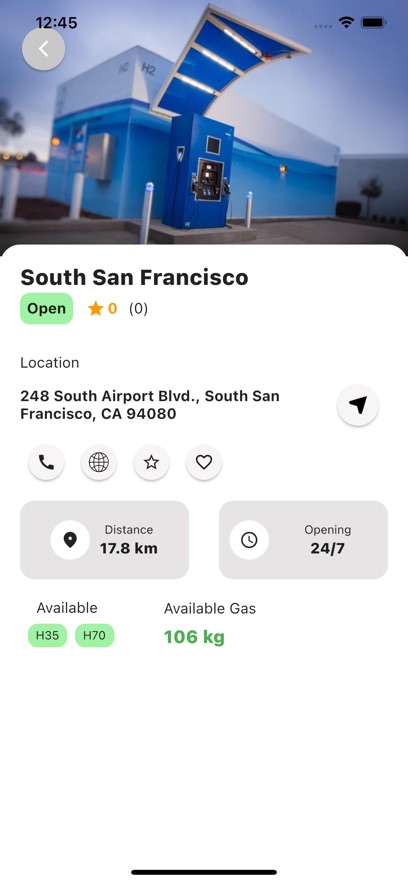 Hydrogen Fuel Finder