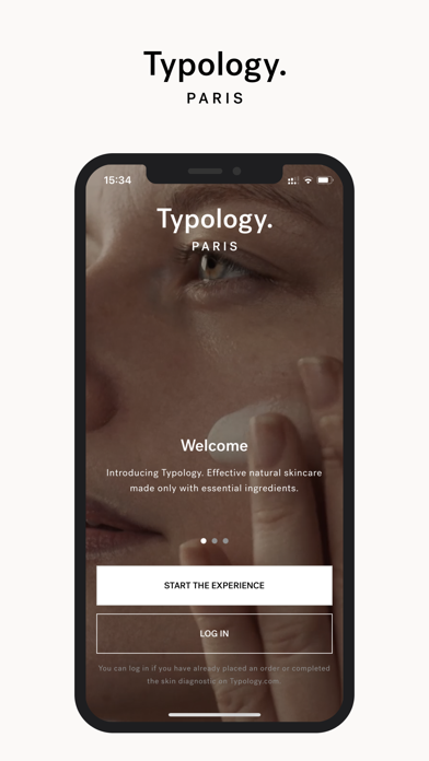 Typology Paris - Skincare Screenshot
