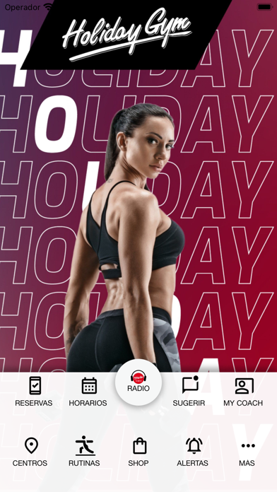 Holiday Gym. Screenshot