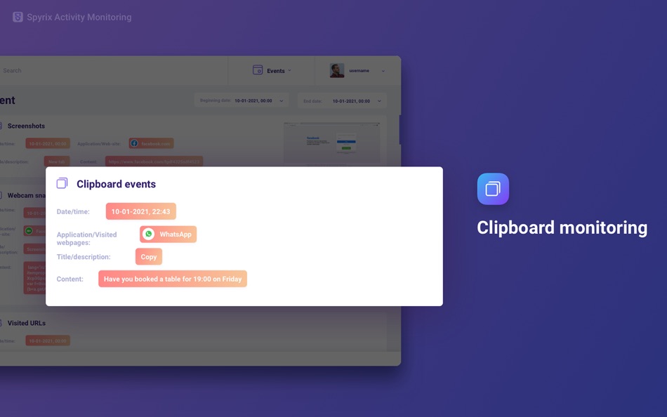 #7. Spyrix Activity Monitoring (macOS) 由: Anatoly Nevelev