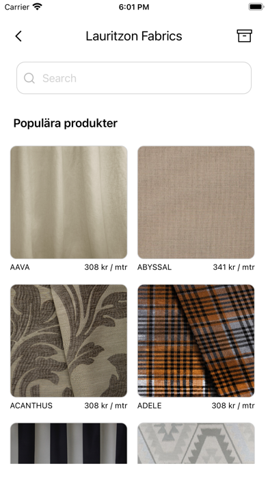 Fibes Fabric Finder Screenshot