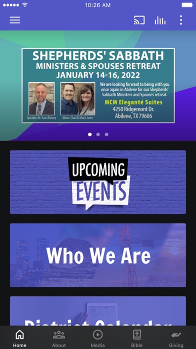 West Texas District Nazarene Screenshot