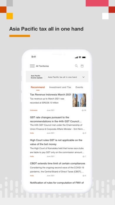 Asia Pacific Tax Insights Screenshot