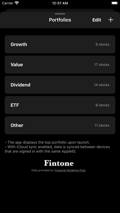 Fintone Screenshot