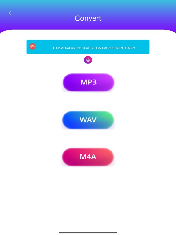 Screenshot #6 pour Audio Convert to MP3 M4A WAV