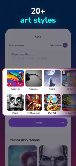 Game screenshot Alice - AI Art Generator apk