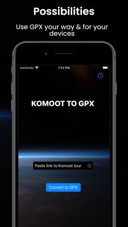 Komoot to GPX