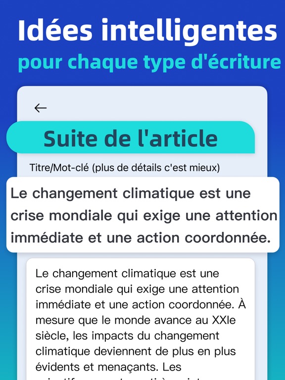 Screenshot #6 pour AI Écrivain -Rédaction d'Essay