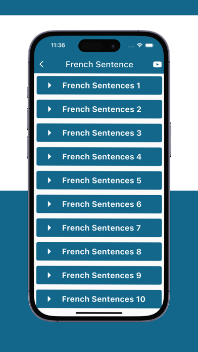 French Sentences Screenshot