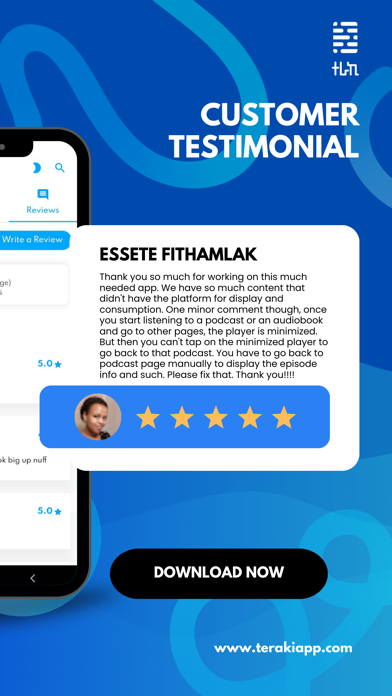 Teraki - Audiobooks & Podcasts Screenshot