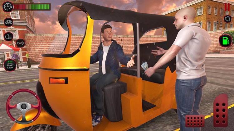 Modern Tuk Tuk Rickshaw Game screenshot-5