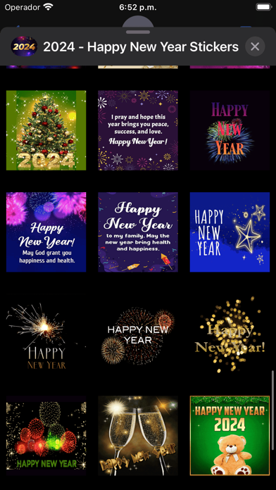 Screenshot #3 pour 2024 - Happy New Year Stickers