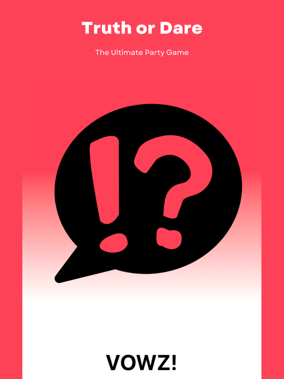 Truth or Dare° iPad screenshot 1 - Entertainment app