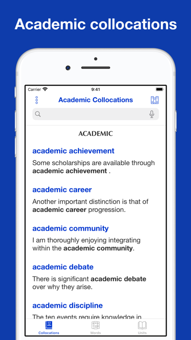 Academic Collocation Listのおすすめ画像1