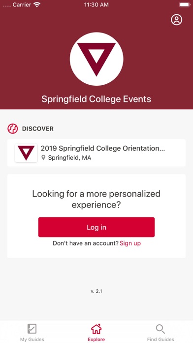 Springfield College Events Screenshot 2 - AppWisp.com Springfield College Events Screenshot 2 - AppWisp.com