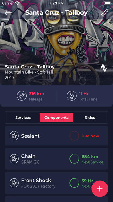 Hubtiger: Bike Management Screenshot