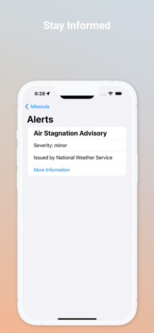 Orange Weather Screenshot