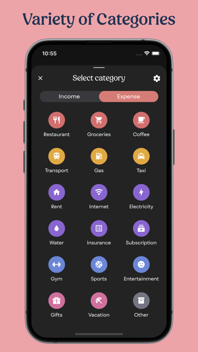 Savey - Budget Planner App Screenshot