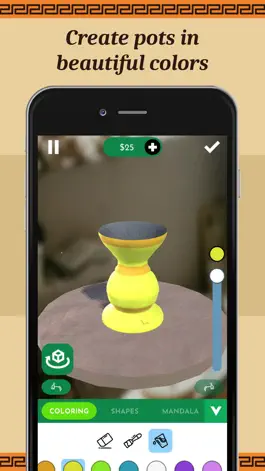 Game screenshot Pottery Games- Paint Clay Pots apk