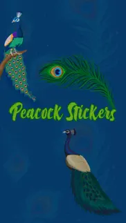 peacock stickers iphone screenshot 1