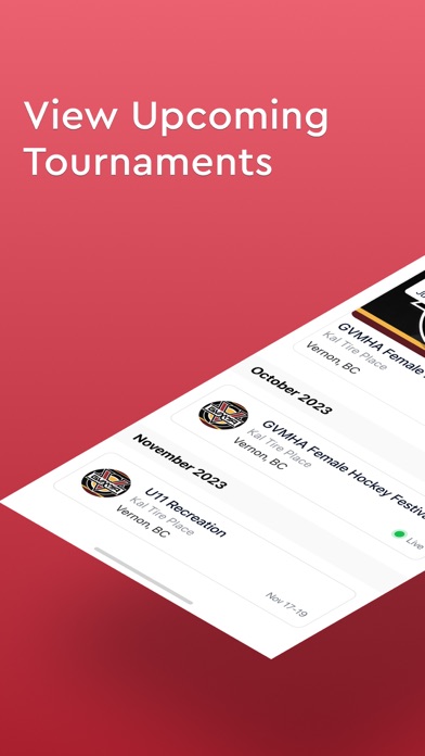 GVMHA Tournaments Screenshot